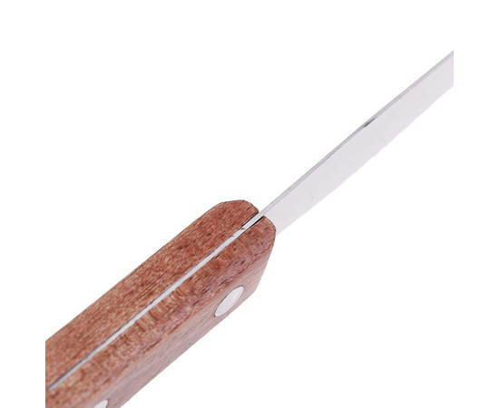 Изображение 2 Шпатель металлический с деревяной ручкой для шугаринга