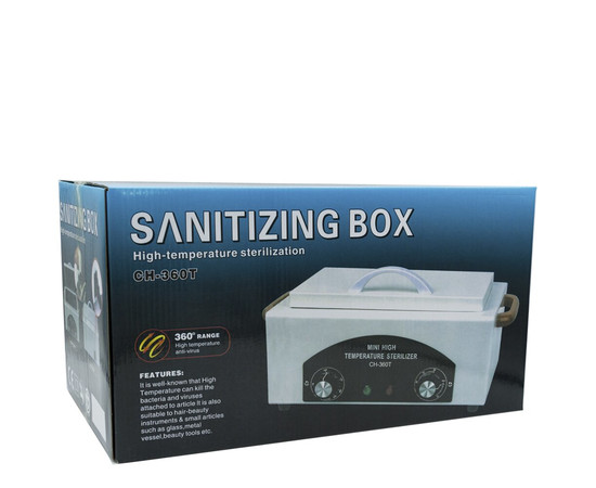 Зображення 9 Сухожаровий стерилізатор CH 360 T 1800 мл 300 Вт, Білий