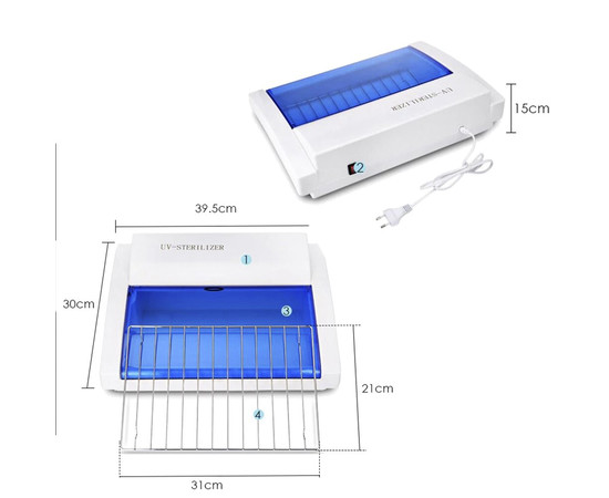 Зображення 6 Ультрафіолетовий стерилізатор SM-9003, 8 Вт