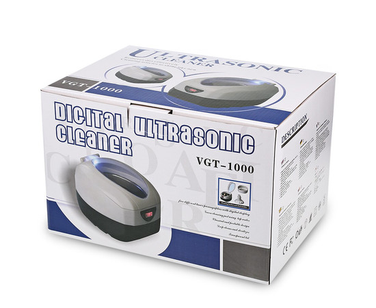 Зображення 10 Ультразвукова мийка-стерилізатор VGT 1000 750 мл 35 Вт