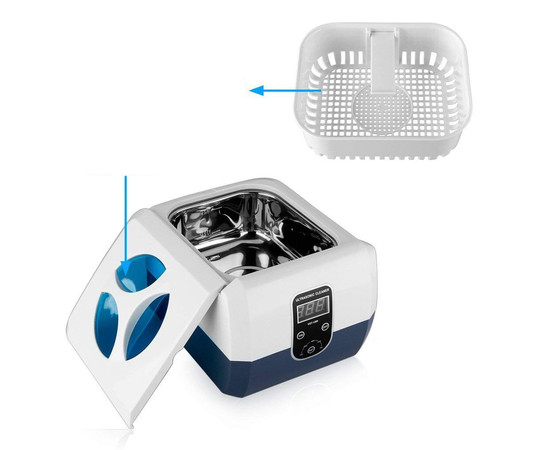 Зображення 8 Ультразвукова мийка - стерилізатор VGT 1200 1300 мл 60 Вт