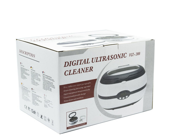 Изображение 11 Ультразвуковая мойка-стерилизатор VGT 2000 Ultrasonic Cleaner 600 мл 35 Вт