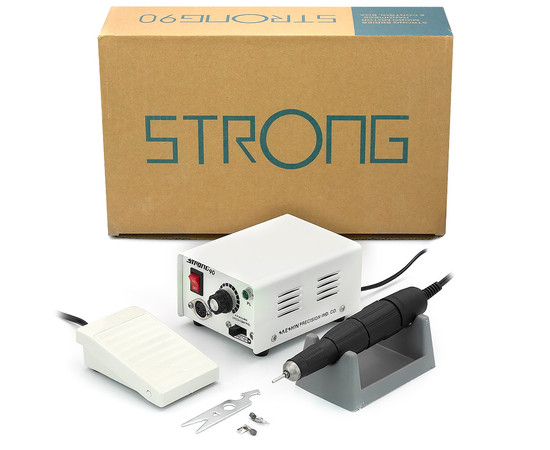 Изображение 3 Фрезер для маникюра Strong 90 65 Вт 35 000 об, ручка 102L