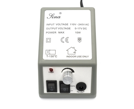 Изображение 7 Фрезер для маникюра Lina Mercedes2000 10 Вт 20 000 об, серый, Цвет: серый