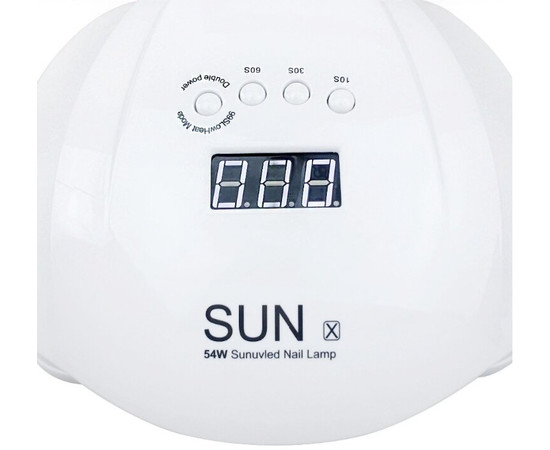 Зображення 2 Лампа для нігтів і шелаку SUN Х UV + LED 54 Вт