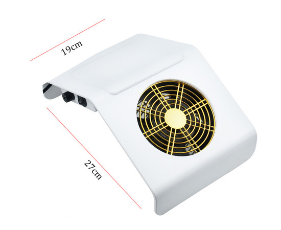 Зображення 6 Потужна настільна манікюрна витяжка на 1 гвинт 40 Вт, біла