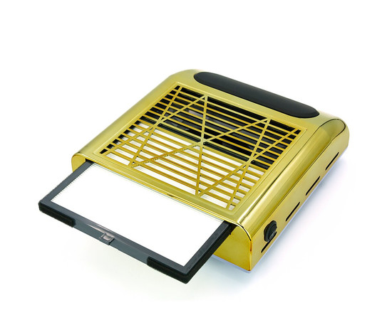 Зображення 4 Витяжка для манікюру з HEPA фільтром BQ-858-8, 80Вт, Золота