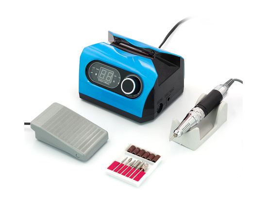 Зображення 3 Фрезер для манікюру Drill pro ZS 717 65 Вт 35 000 об, Синій, Колір: Синій