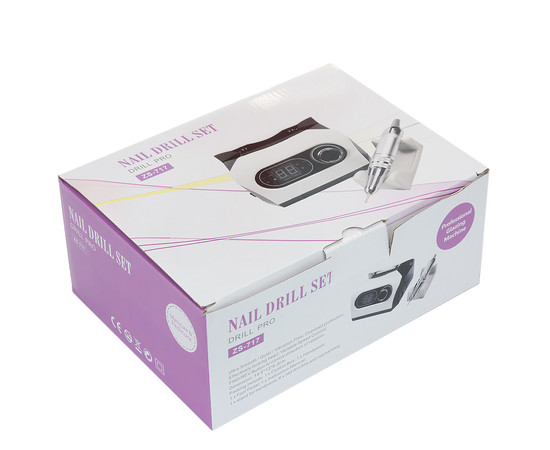 Зображення 10 Фрезер для манікюру Drill pro ZS 717 65 Вт 35 000 об, Синій, Колір: Синій