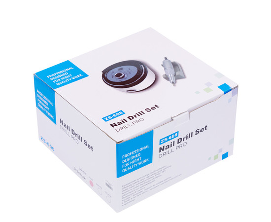 Зображення 9 Фрезер для манікюру Drill pro ZS 606 65 Вт 35 000 об, Рожевий, Колір: Рожевий