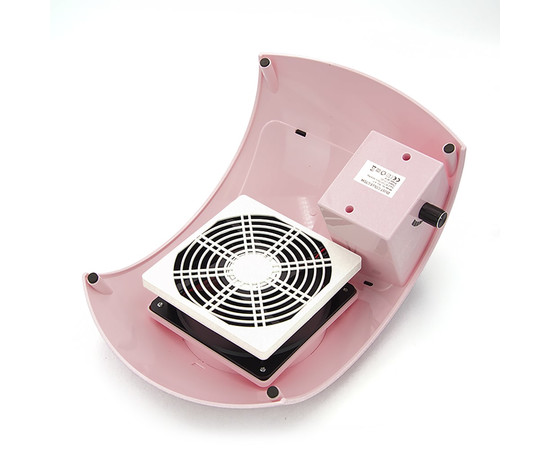 Изображение 4 Настольная маникюрная вытяжка Nail Dust Collector BQ-607 80 Вт, розовая