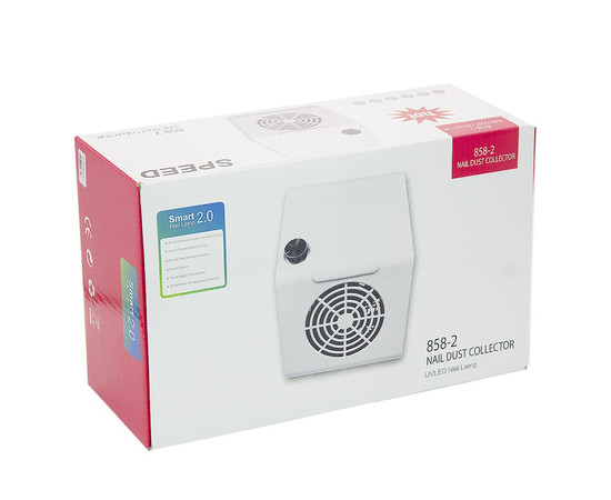 Зображення 5 Манікюрна настільна витяжка на 1 гвинт BQ-858-2, Біла