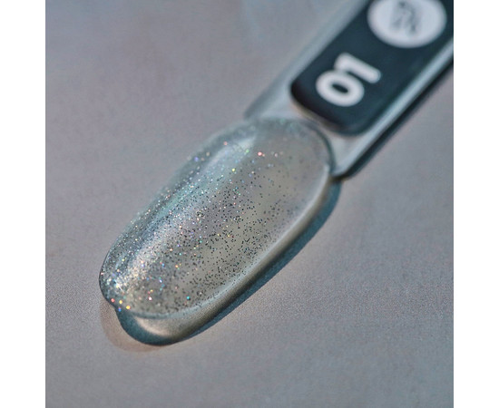 Зображення 2 Глянсовий топ без липкого шару Siller Professional Shine Holografic no Wipe №1, 8 мл